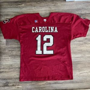 Russell Athletic Red USC Gamecocks Football Mesh Jersey Youth XXL #12